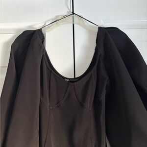 Zara Elegant Black bodysuit